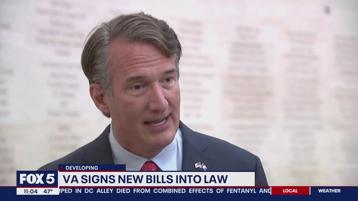 Gov. Glenn Youngkin signs several new bills into law as VA legislative session closes